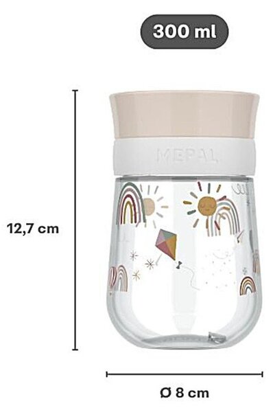 Tazza per bambini azzurra in plastica 300 ml Forest Friends by Little Dutch – Mepal