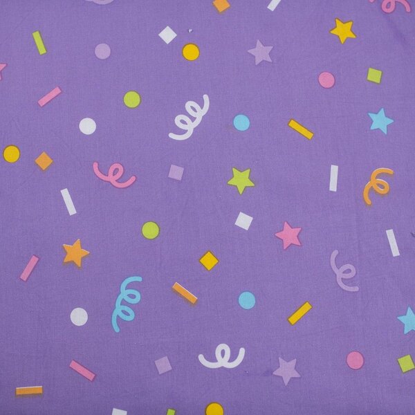Set copripiumino e federa da bambini in cotone per letto singolo 140x200 cm Gabby's Dollhouse "Confetti" – Jerry Fabrics