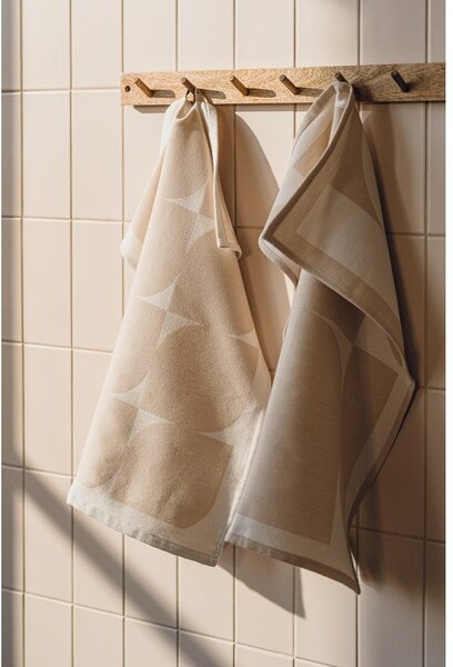 Set di strofinacci in cotone 2 pz 50x63 cm Abi – noo.ma