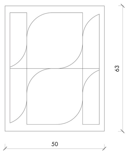 Set di strofinacci in cotone 2 pz 50x63 cm Abi – noo.ma