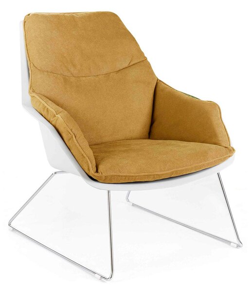 Poltrona 85x74xH86 cm in Polipropilene Grace Giallo