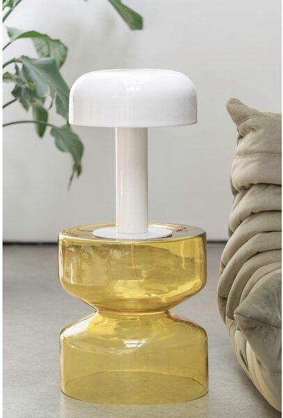 Tavolino rotondo in vetro ø 35 cm Doble – Leitmotiv