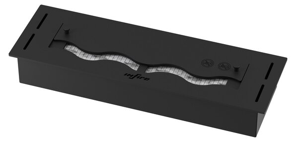 Bruciatore a Bioetanolo da Incasso 50x16x7,5 cm Black Burner 500 Nero