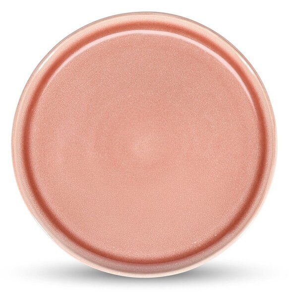 Piatto rosa in gres ø 27 cm Duna – ONA