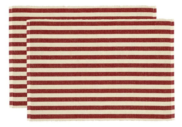 Tovagliette in set in misto iuta 2 pz 33x48 cm Statement Stripe – Södahl