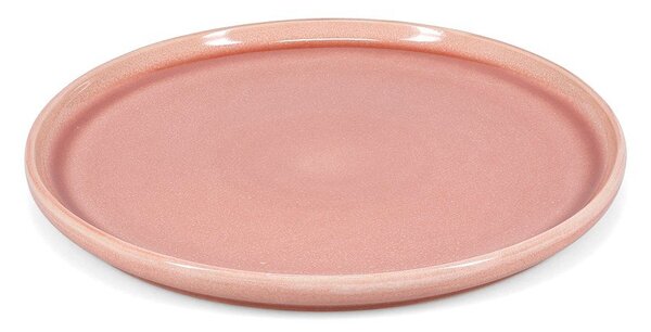 Piatto rosa in gres ø 27 cm Duna – ONA