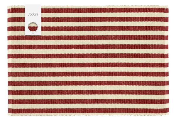 Tovagliette in set in misto iuta 2 pz 33x48 cm Statement Stripe – Södahl