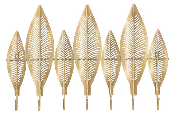 Appendiabiti Long Leaf 65x42,5x6 cm in Ferro