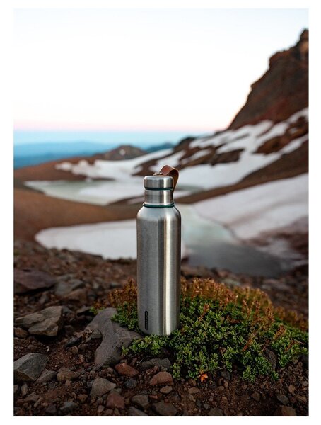 Bottiglia termica argentata in acciaio inox 750 ml – Black + Blum