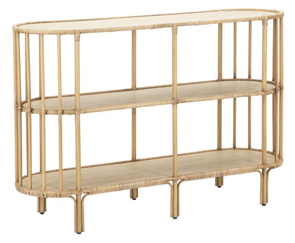 Console Panama 3 Ripiani 120x37,5x80 cm in Rattan