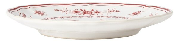 Piatto da dolce rosso/bianco in gres ø 17 cm Vila – Costa Nova