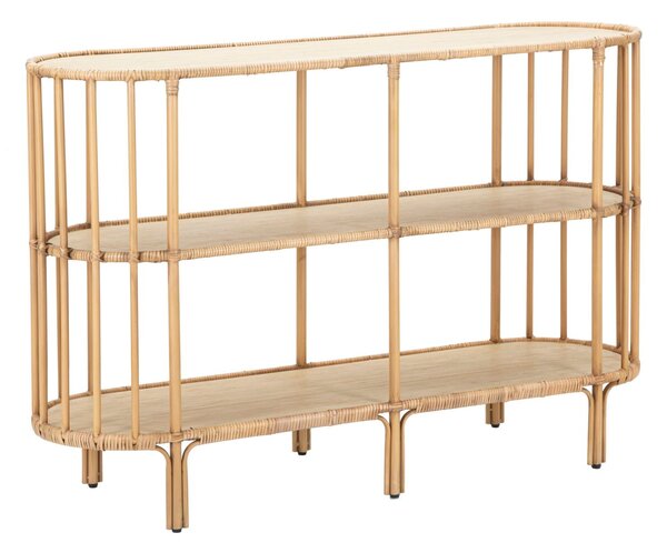 Console Panama 3 Ripiani 120x37,5x80 cm in Rattan