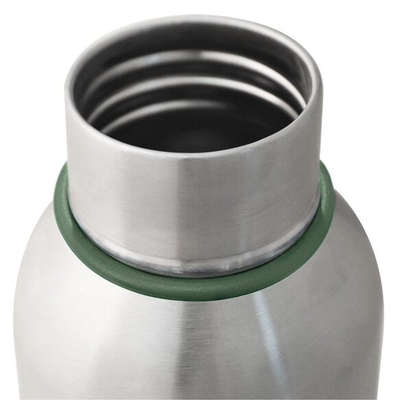 Bottiglia termica argentata in acciaio inox 500 ml – Black + Blum