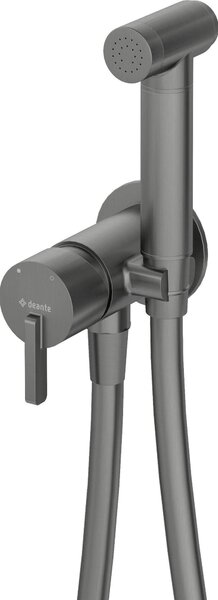 Concealed bidet mixer with bidetta shower head