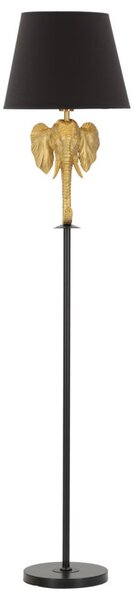 Lampada da Terra Elefante Ø 37x164 cm in Poliresina e Ferro
