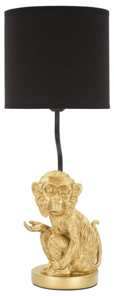 Lampada Scimmia Seduta Ø 20x51,5 cm in Poliresina e Ferro