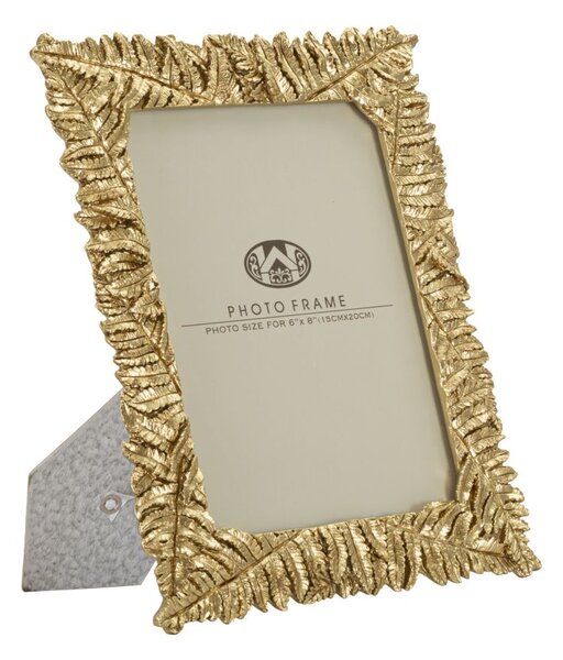 Cornice Fern 21,4x2x26,5 cm in Poliresina e Vetro