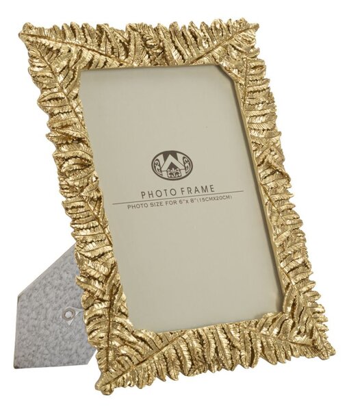 Cornice Fern 21,4x2x26,5 cm in Poliresina e Vetro