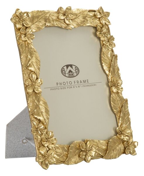 Cornice Leavy 20,5x2x26 cm in Poliresina e Vetro
