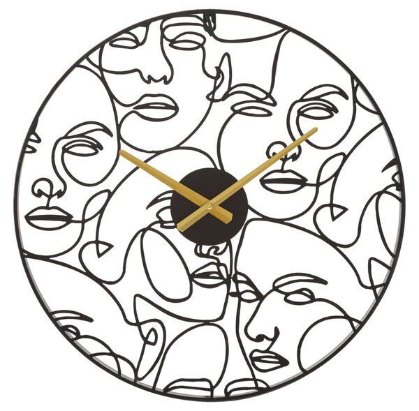 Orologio da Muro Faces Ø 50x3,5 cm in Ferro