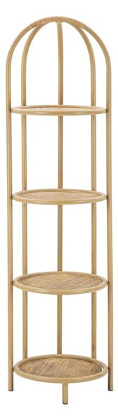 Libreria Angolare Panama 40x38x150 cm in Rattan