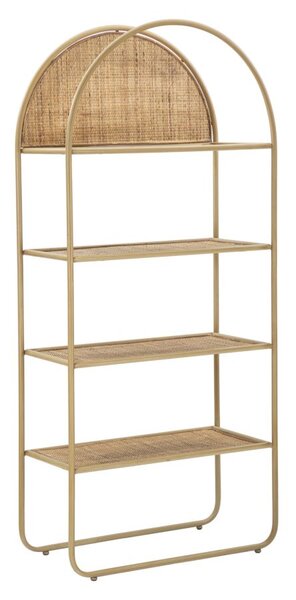 Libreria Panama Round 80x40x180 cm in Rattan