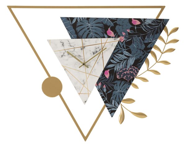 Orologio da Muro Triangle 75x4,5x59 cm in Ferro