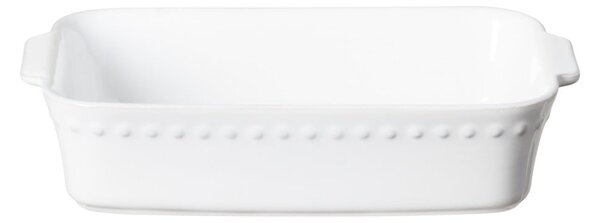 Piastra in gres bianco Pearl, 27 x 17 cm - Costa Nova
