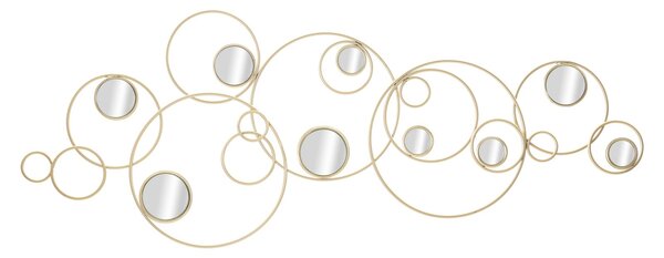 Pannello da Muro Light Mirror 118,5x2,5x47 cm in Ferro