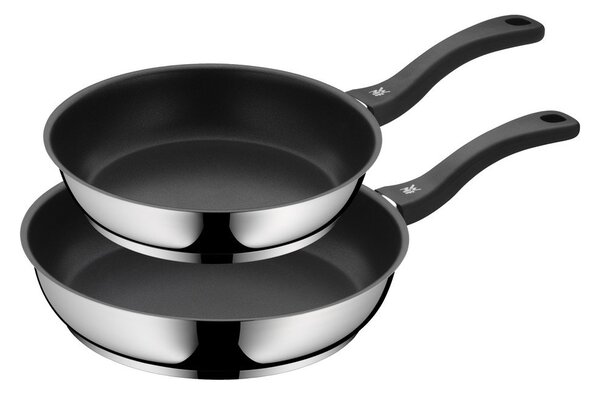 Padelle in set in acciaio inox con superficie in ceramica 2 pz ø 28 cm Devil – WMF