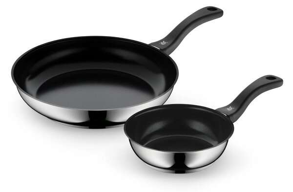 Padelle in set in acciaio inox con superficie in ceramica 2 pz ø 28 cm Devil – WMF