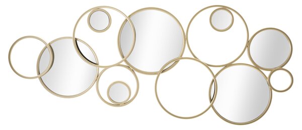 Pannello da Muro Mix Mirror 123x4,5x51,5 cm in Ferro