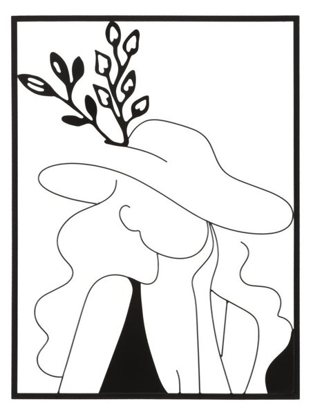 Pannello da Muro Elegant 1 60x1x80 cm in Ferro