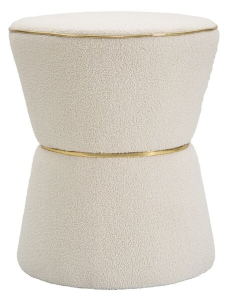 Pouf Iceland Double Ø 43x52 cm in Legno