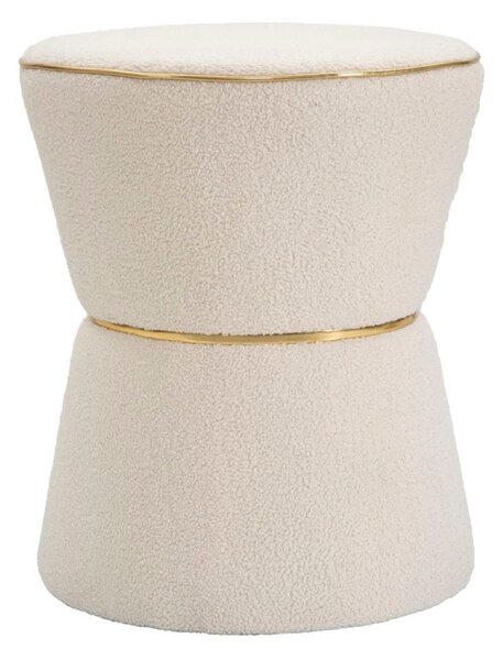 Pouf Iceland Double Ø 43x52 cm in Legno