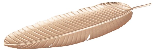 Svuota Tasche Foglia Glam 2 Rame 18x2x55 cm in Ferro