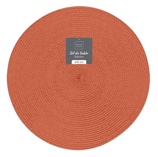 Tovaglietta in plastica ø 35 cm Zebulon – douceur d'intérieur