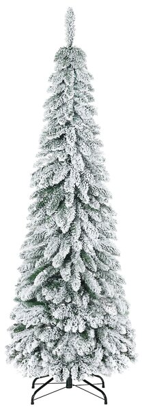 Albero di Natale Artificiale Innevato 180 cm 523 Rami Verde