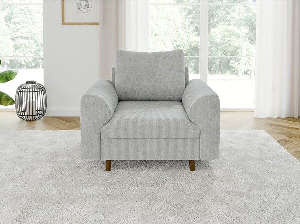 Poltrona grigio chiaro Ariella – Ropez