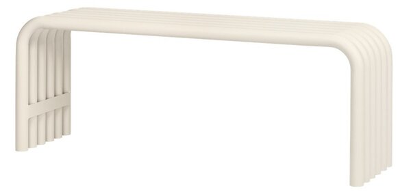 Panca da giardino beige in metallo Nokk – noo.ma