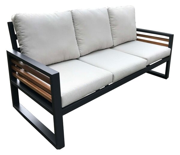 Set da giardino in alluminio grigio per 5 persone Colmar - Rojaplast
