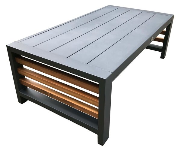 Set da giardino in alluminio grigio per 5 persone Colmar - Rojaplast