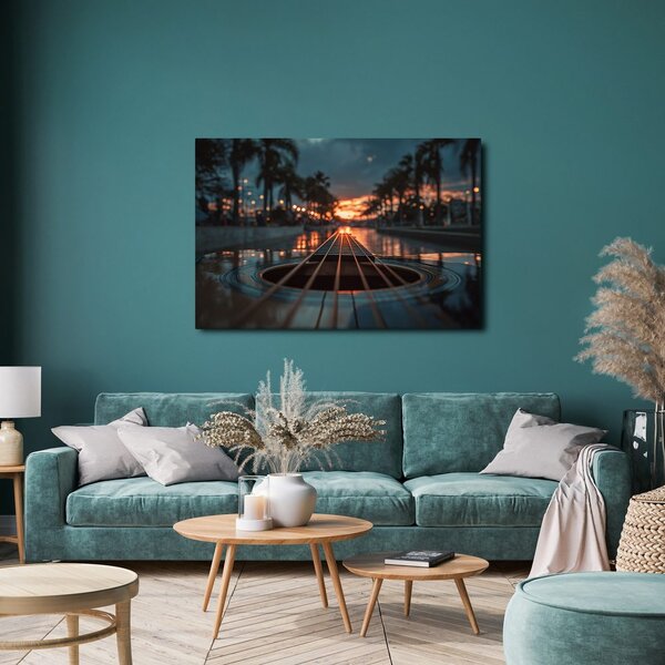 Quadro su tela – Tramonto sulla chitarra
