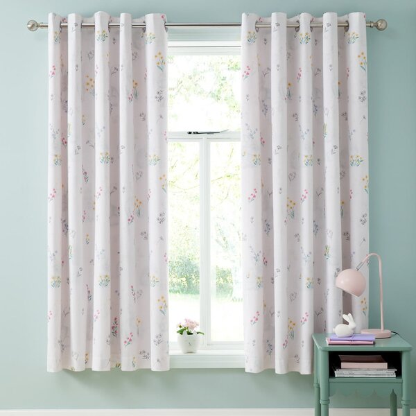 Tenda per bambini rosa 2 pz 168x183 cm Bunny Tails Ditsy Flowers – Catherine Lansfield