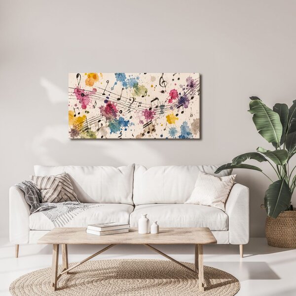 Quadro su tela – Melodia in stile acquerello