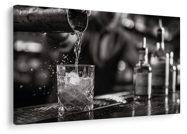 Quadro su tela – Eleganza del bar notturno