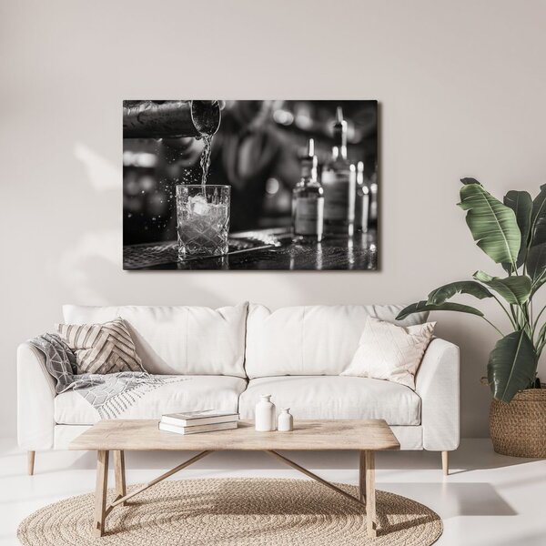 Quadro su tela – Eleganza del bar notturno