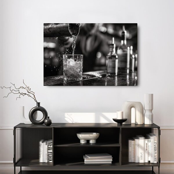 Quadro su tela – Eleganza del bar notturno