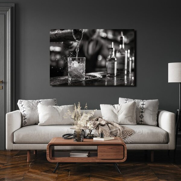 Quadro su tela – Eleganza del bar notturno