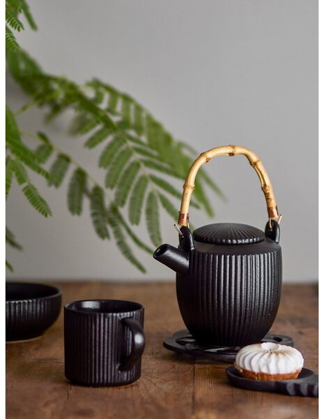 Teiera nera in gres 850 ml Neri – Bloomingville